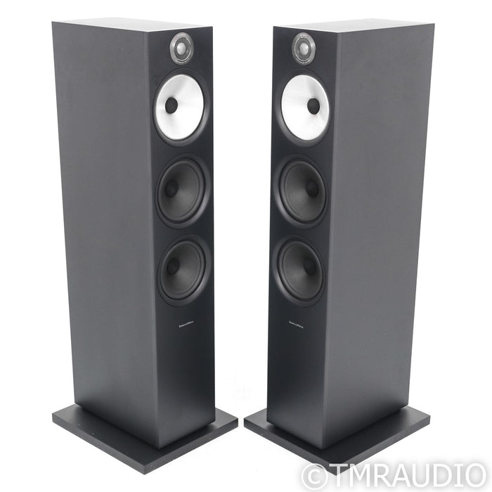 B&W 603 S2 Anniversary Edition Floorstanding Speakers; Black Pair