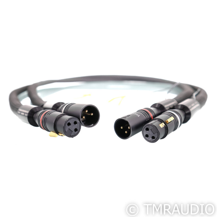 Tara Labs Muse XLR Cables; 1.5m Pair Balanced Interconnects; HFX Ground Station