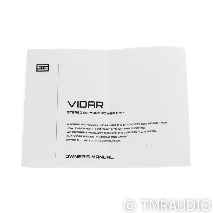 Schiit Vidar Stereo / Mono Power Amplifier