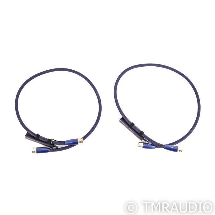 AudioQuest Water XLR Cables; 1m Pair Balanced Interconnects