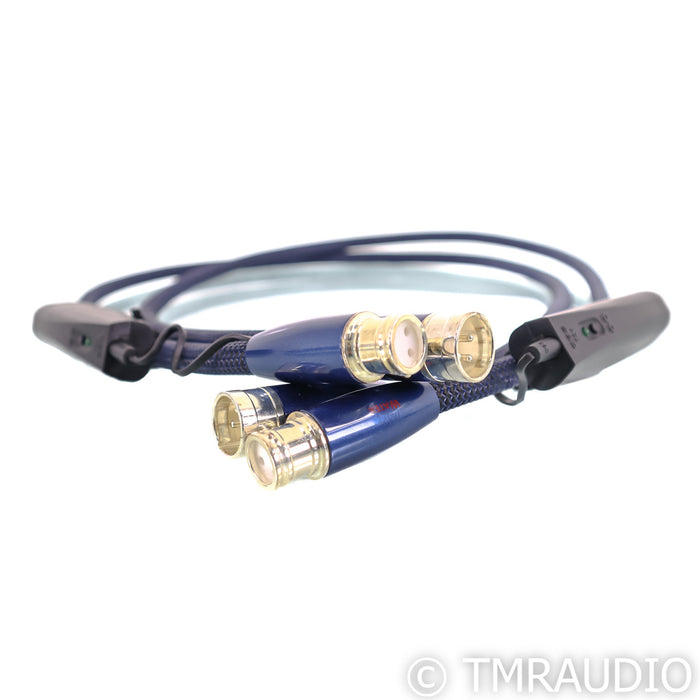 AudioQuest Water XLR Cables; 1m Pair Balanced Interconnects