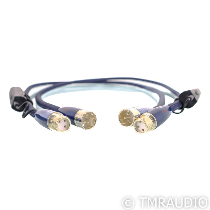 AudioQuest Water XLR Cables; 1m Pair Balanced Interconnects