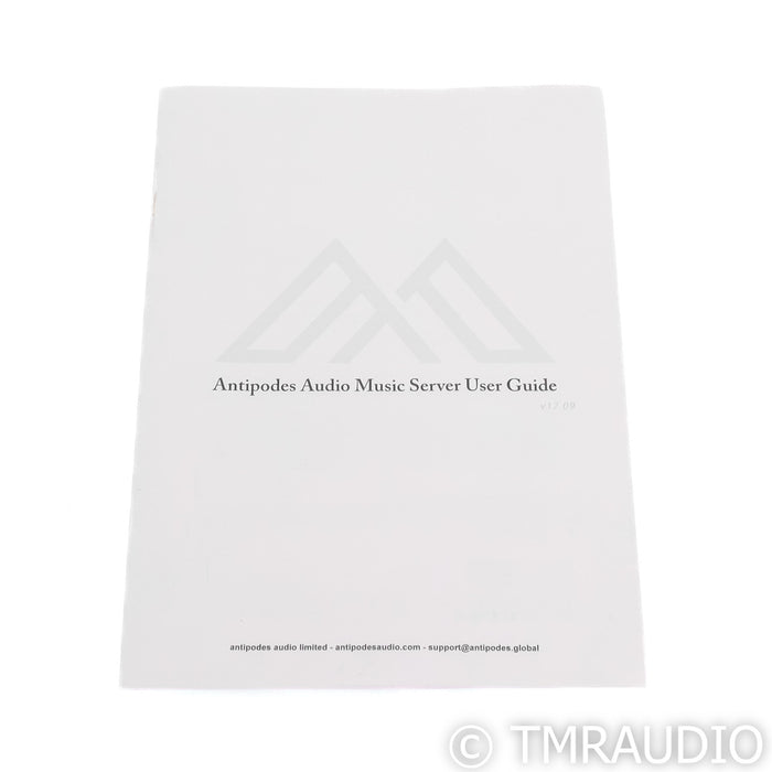 Antipodes Audio DX3 Network Server / Streamer; DX-3; 2TB SSD