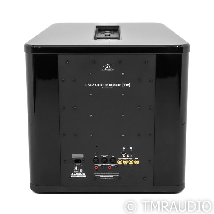 Martin Logan BalancedForce 212 12" Powered Subwoofer; Glass Black
