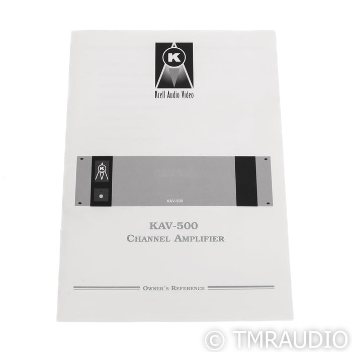 Krell KAV-500 5 Channel Power Amplifier; KAV500
