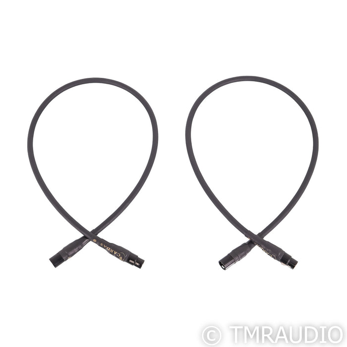 Cardas Golden Reference XLR Cables; 1m Pair Balanced Interconnects