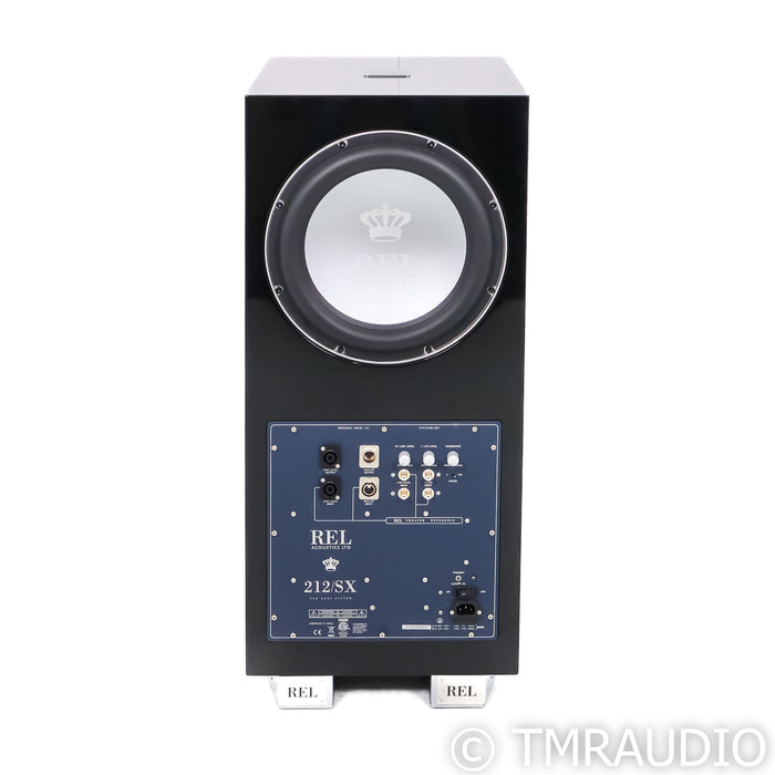 REL 212/SX 12" Powered Subwoofer; Black Gloss