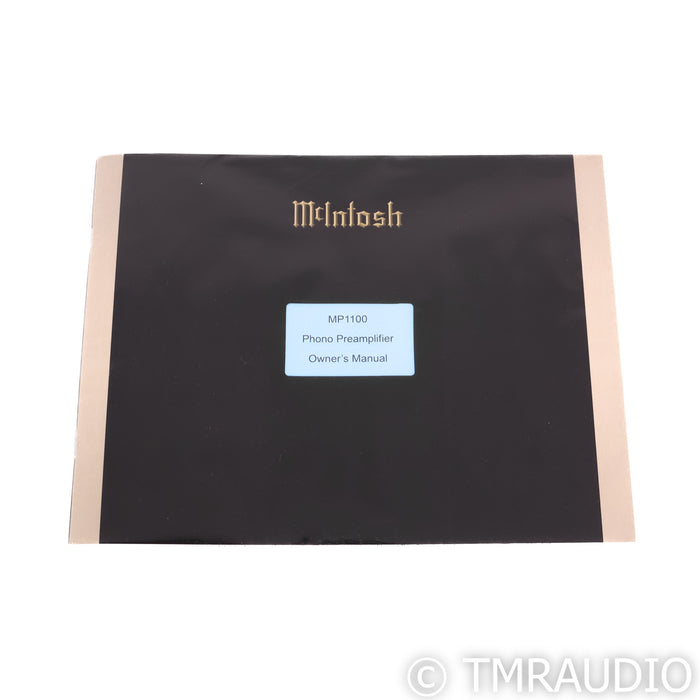 McIntosh MP1100 MM / MC Phono Preamplifier; MP-1100; A/D Converter (No Remote)