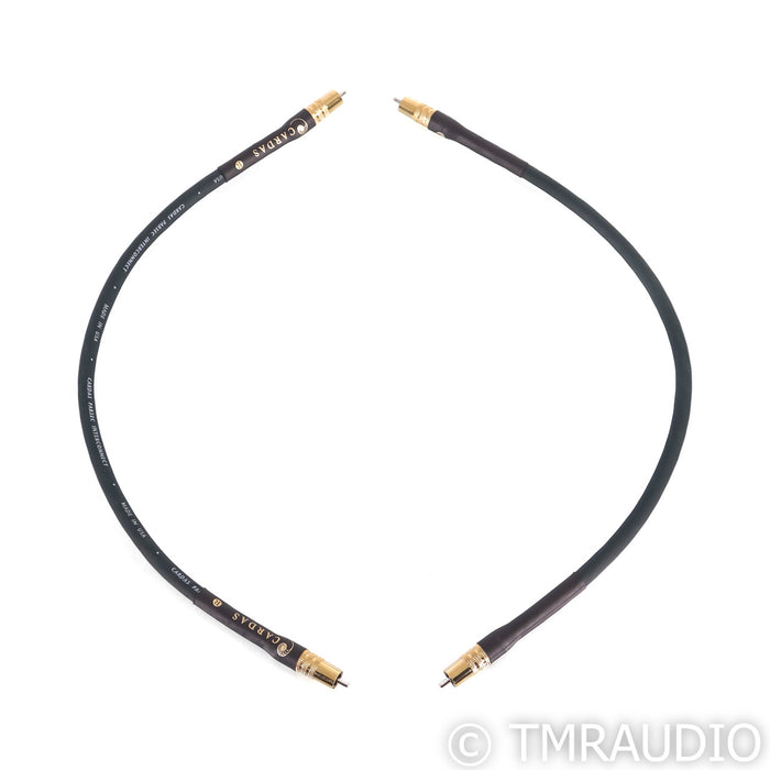 Cardas Parsec RCA Cables; 0.5m Pair Interconnects (Open Box)