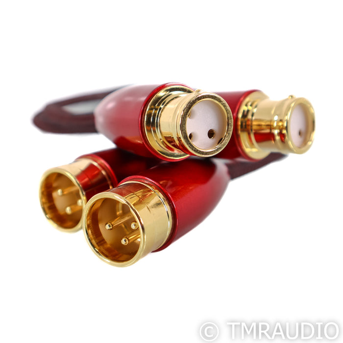 AudioQuest Red River XLR Cables; 0.5m Pair Balanced Interconnects