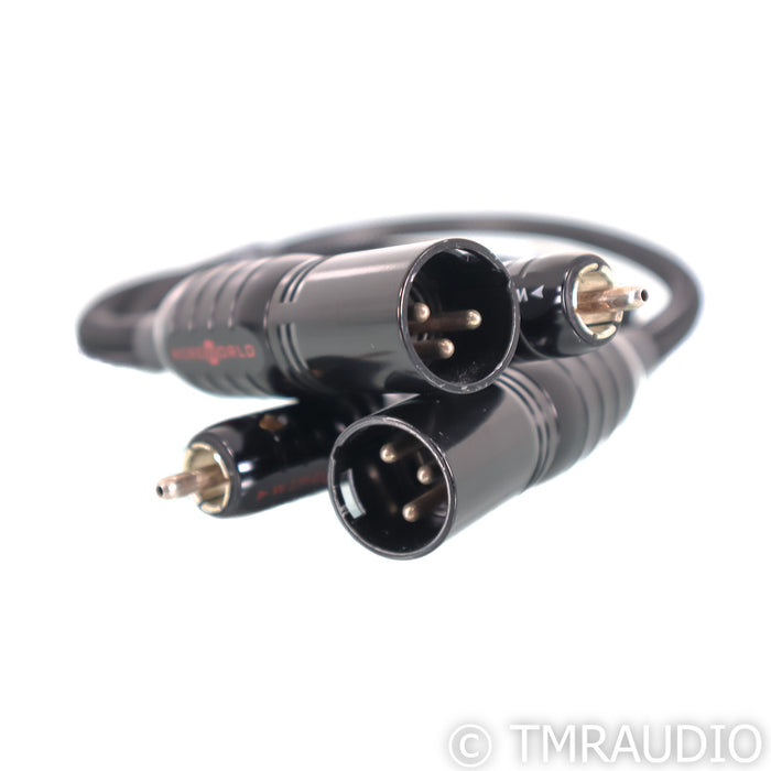 WireWorld Silver Eclipse 7 XLR to RCA; .5m Pair Interconnects