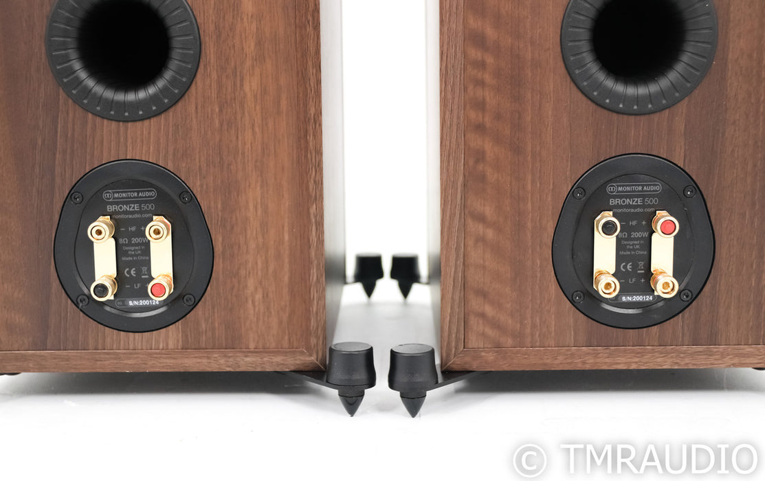 Monitor Audio Bronze 500 Floorstanding Speakers; Walnut Pair