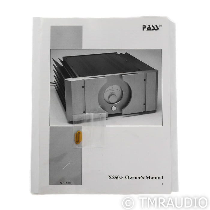 Pass Labs X250.5 Stereo Power Amplifier