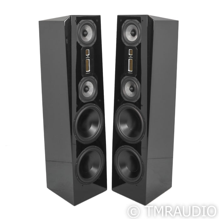 Legacy Audio Focus XD Powered Floorstanding Speakers; Gloss Black Pair