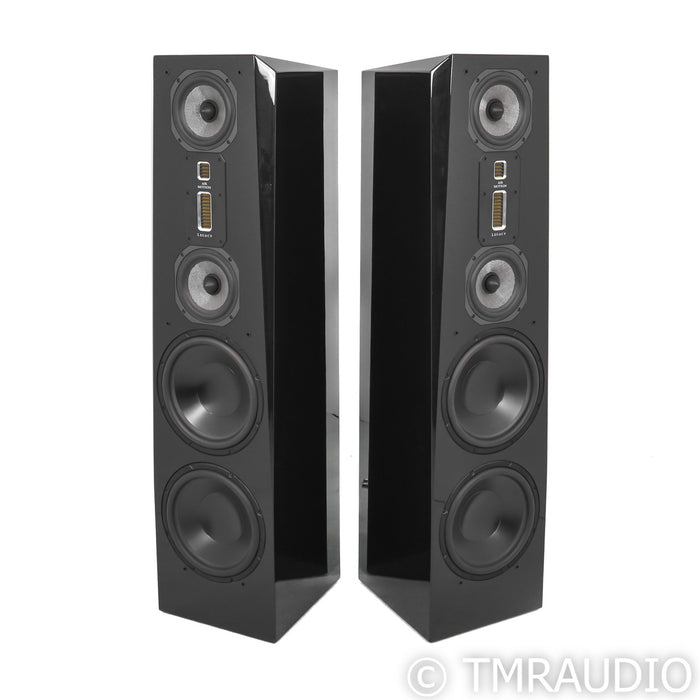 Legacy Audio Focus XD Powered Floorstanding Speakers; Gloss Black Pair