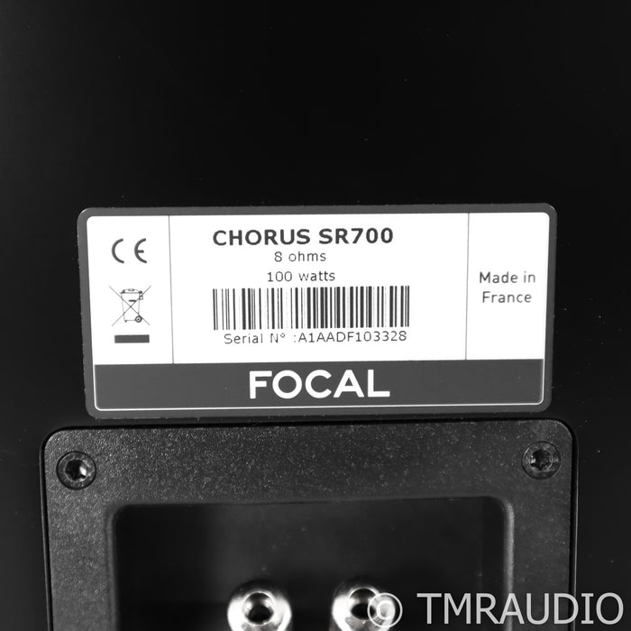 Focal Chorus SR700 On-Wall / Surround Speakers; SR-700; Black Satin Pair