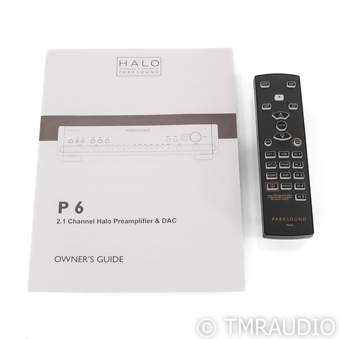 Parasound Halo P6 2.1 Channel Preamplifier; MM / MC Phono