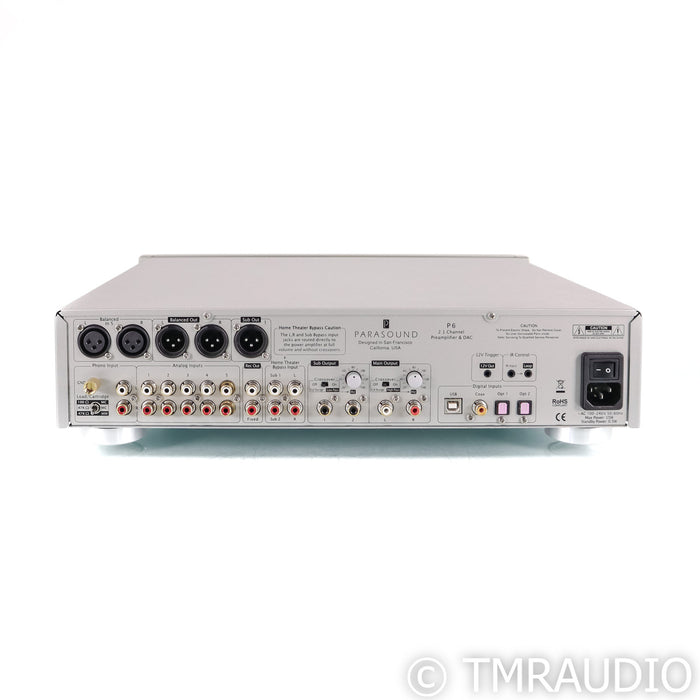 Parasound Halo P6 2.1 Channel Preamplifier; MM / MC Phono