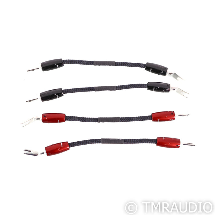 AudioQuest ThunderBird BiWire Jumpers; Set of Four; Banana to Spade (Open Box)