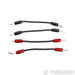 AudioQuest ThunderBird BiWire Jumpers; Set of Four; Banana to Spade (Open Box)