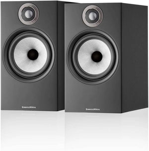 B&W 606 S2 Anniversary Edition Bookshelf Speakers; Black Pair (New)