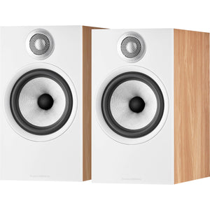 B&W 606 S2 Anniversary Edition Bookshelf Speakers; Oak Pair (New)