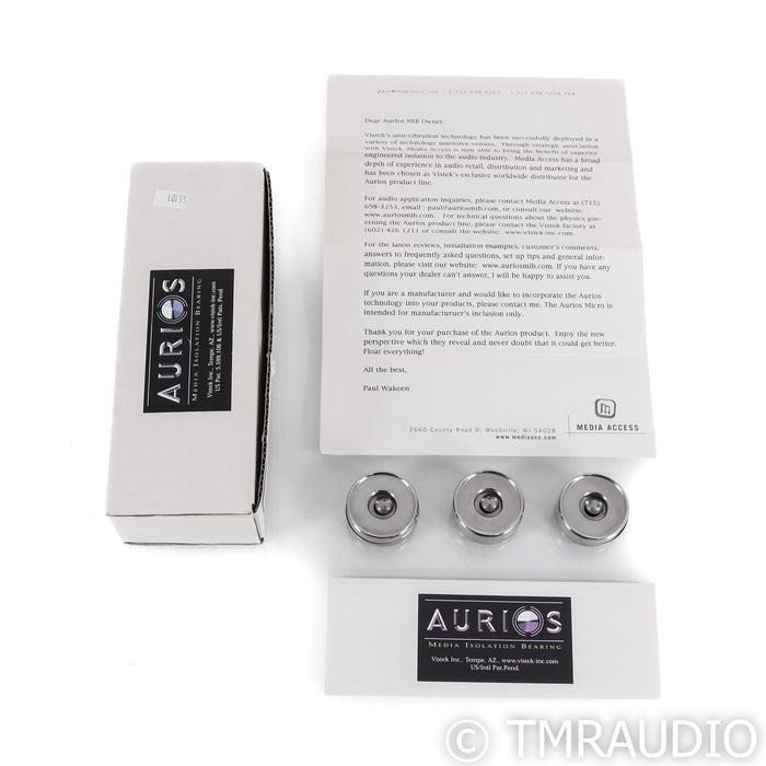 Vistek Aurios Media Isolation Bearing Isolators; Set of 3; MIB