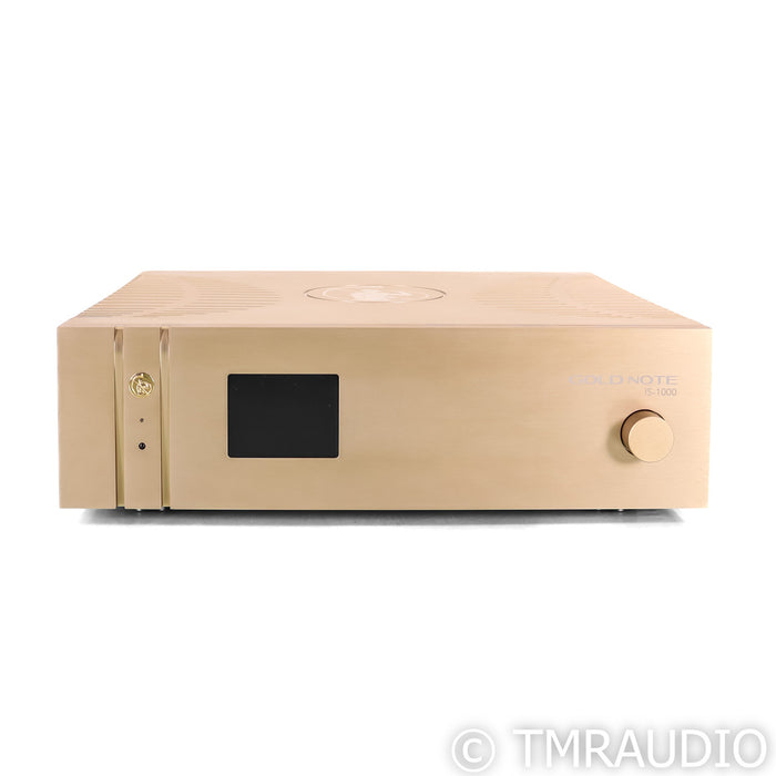 Gold Note IS-1000 Deluxe Stereo Integrated Amplifier; Gold; MM / MC Phono