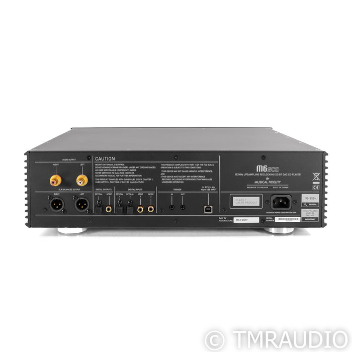 Musical Fidelity M6SCD CD Player / DAC; D/A Converter