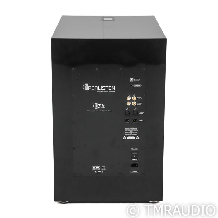 Perlisten Audio D212s Dual 12" Powered Subwoofer; Black Gloss