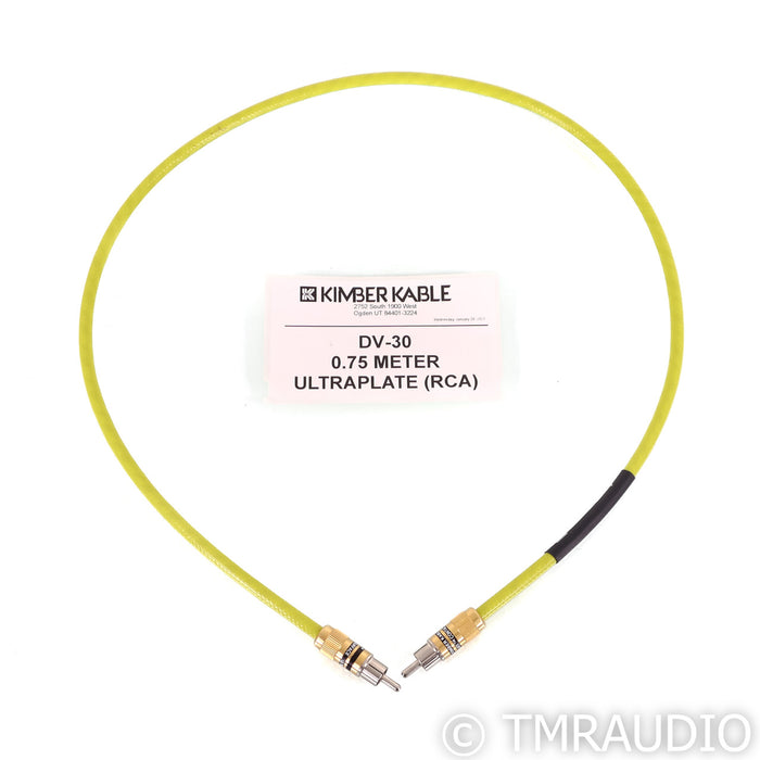 Kimber Kable Ascent DV30 Digital Coaxial Cable; Single 0.75m Interconnect; DV-30