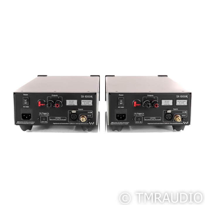 Wyred 4 Sound SX-1000R Mono Power Amplifiers; Silver Pair; SX1000R