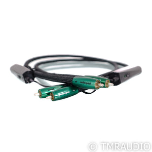AudioQuest Earth RCA Cables; 1m Pair Interconnects; 72v DBS