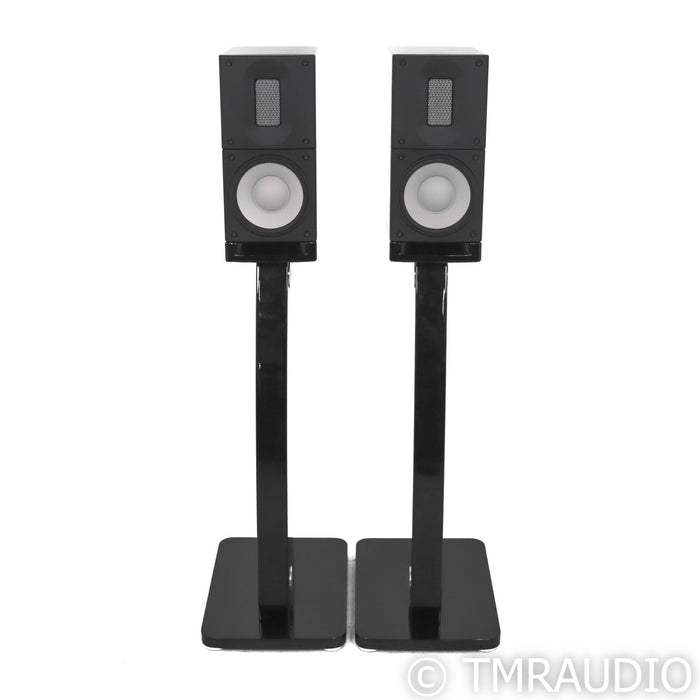 Raidho X1 Bookshelf Speakers; X-1; Gloss Black Pair w/ Stands