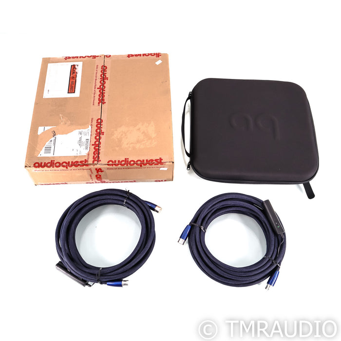 AudioQuest Water XLR Cables; 9m Pair Balanced Interconnects; 72v DBS