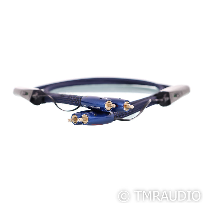 AudioQuest Water RCA Cables; 1m Pair Interconnects; 72v DBS