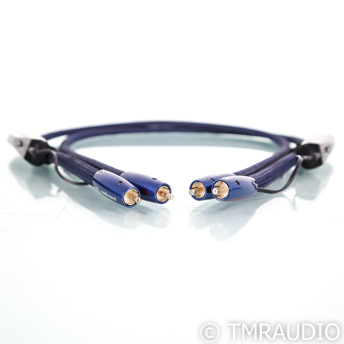 AudioQuest Water RCA Cables; 1m Pair Interconnects; 72v DBS