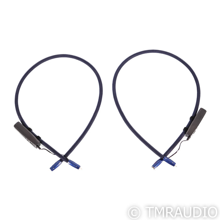AudioQuest Water RCA Cables; 1m Pair Interconnects; 72v DBS