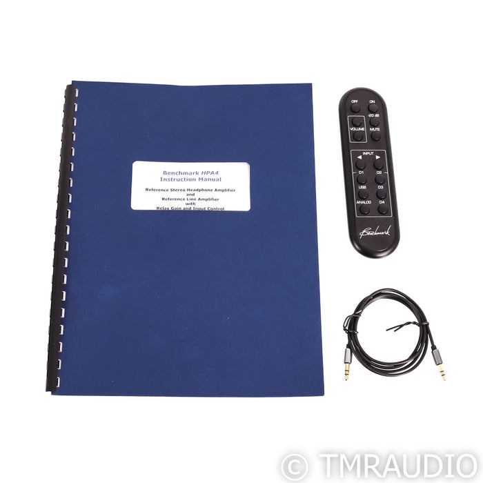 Benchmark HPA4 Headphone Amplifier / Preamplifier; HPA-4 (Open Box)