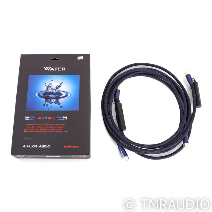 AudioQuest Water RCA Cables; 3m Pair Interconnects