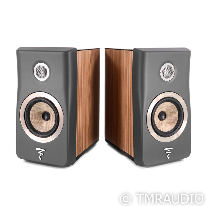 Focal Kanta No.1 Bookshelf Speakers; Walnut Grey Pair