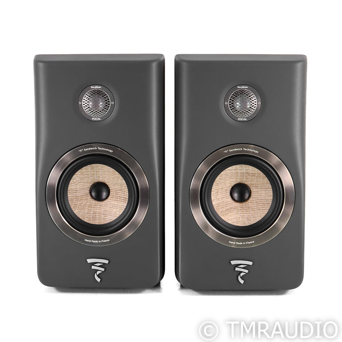 Focal Kanta No.1 Bookshelf Speakers; Walnut Grey Pair