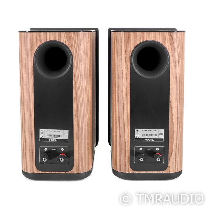 Focal Kanta No.1 Bookshelf Speakers; Walnut Grey Pair