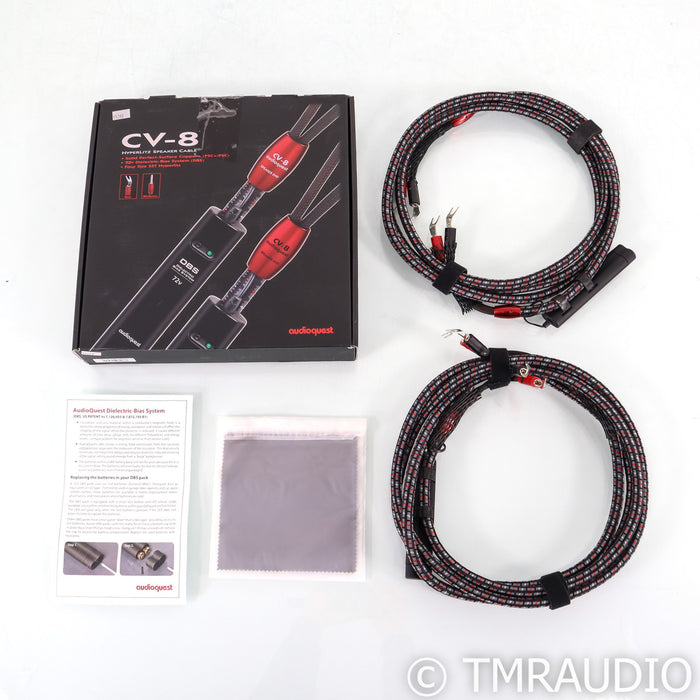 AudioQuest CV-8 Full Range Speaker Cables; 10ft Pair