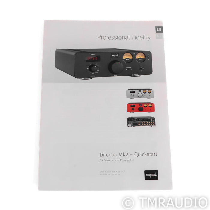 SPL Director Mk2 DAC / Preamplifier; D/A Converter