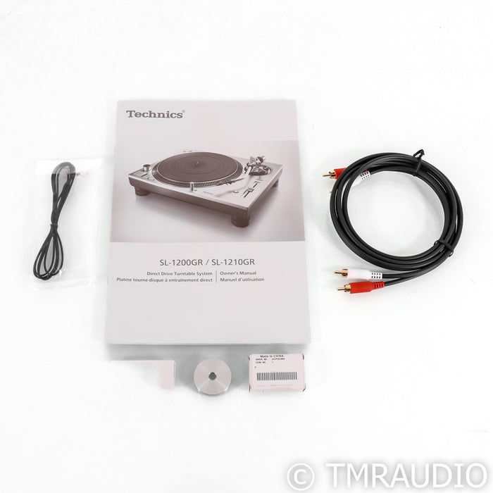 Technics SL-1200GR Direct Drive Turntable; SL1200GR; Nagaoka MP110 MM Cartridge