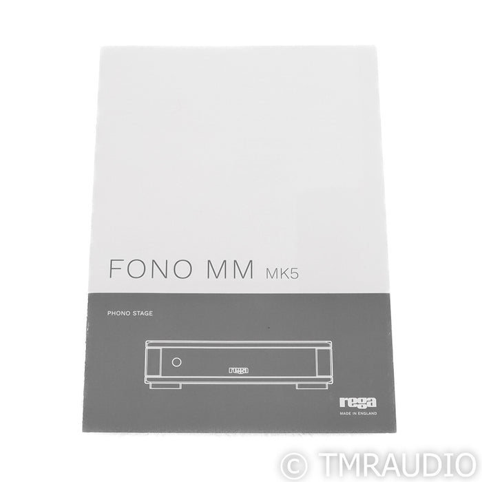 Rega Fono MM MK5 Phono Preamplifier; Moving Magnet; MKV