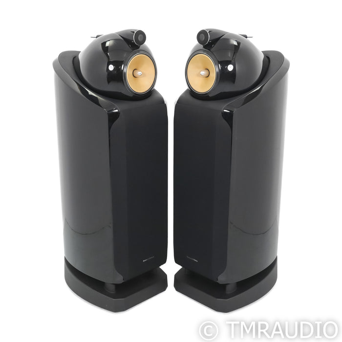 B&W 802 Diamond Floorstanding Speakers; Black Pair