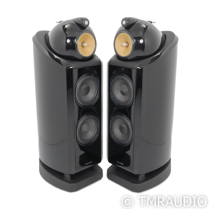 B&W 802 Diamond Floorstanding Speakers; Black Pair