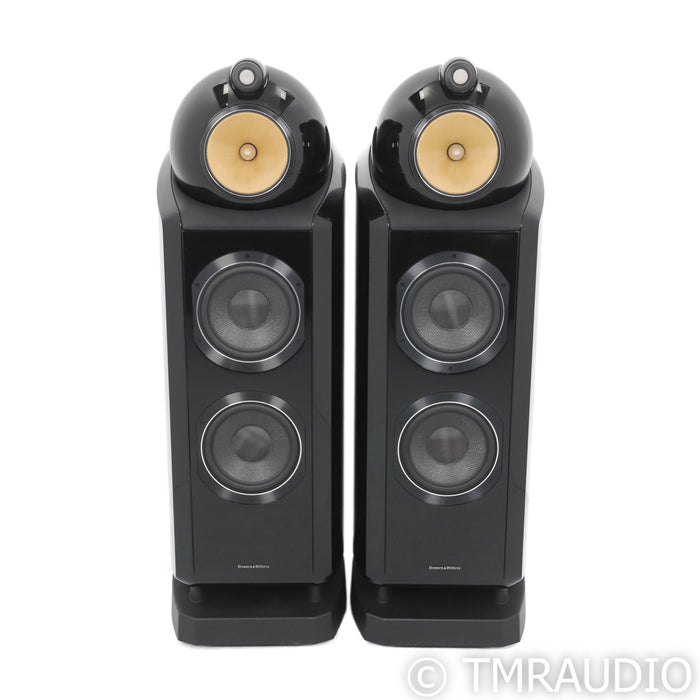 B&W 802 Diamond Floorstanding Speakers; Black Pair
